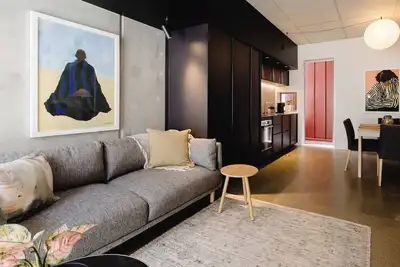 Image de Nyc Loft Vibe | 2br City Stay + Rooftop Terrace