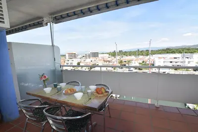 Image de Penthouse avec terrasse duplex privée, barbecue, piscine, climatisation et vue sur le canal à Santa Margarita.
