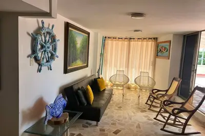 Image de Apartment with spectacular terrace, 2 bedrooms and swimming pool 2 min from the beach