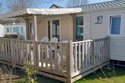Image de Mobilhome 2 chambres 4 pers parcelle proche piscine et animations Camping 3*
