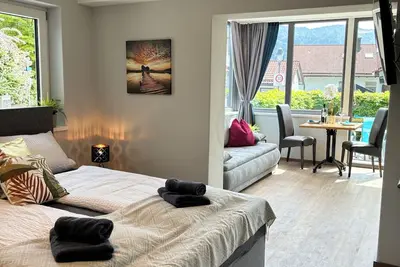 Image de Pendling vacation apartment with mountain panorama