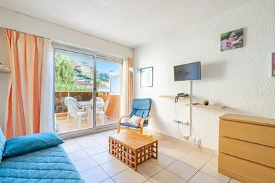 Image de Studio pour 4 avec WiFi, vue mer