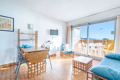 Image de Studio confortable avec Wi-Fi pour 4 personnes à Roquebrune-Cap-Martin
