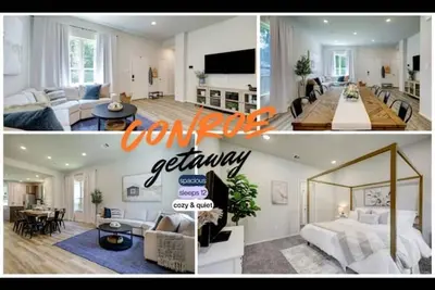 Image de 4-bedroom house in Montgomery with WiFi, Ac, 10 mins Lake Conroe, Sleeps 12