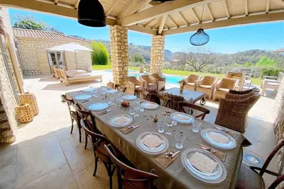 Image de Maison de charme avec piscine privée a Anduze