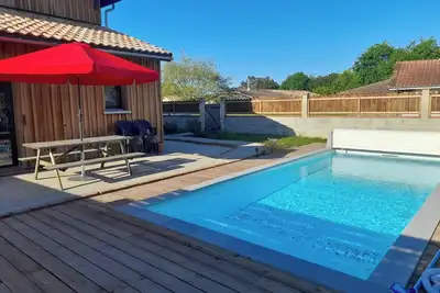 Image de Grange rénovée avec piscine privée