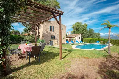 Image de Son Burguet - Beautiful finca with private pool and free Wifi in LlubĂ