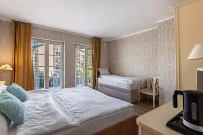 Image de Chambre '3-Bett Ohne Seeblick' avec Terrasse partagée, Balcon et Wi-Fi
