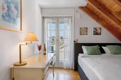 Image de Chambre \"O Seeblick\" avec terrasse partagée, balcon et Wi-Fi