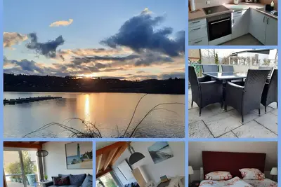 Image de Maison de vacances 'Yachthof' avec vue sur lac, terrasse partagée et Wi-Fi