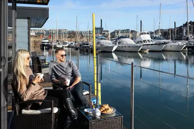 Image de Ormer floating pod in St Helier Marina