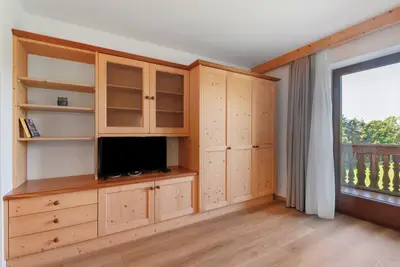 Image de Appartement 'Aldeinerhof 1' avec vue sur les montagnes, terrasse partagée et Wi-Fi