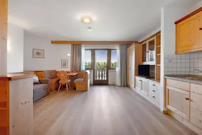 Image de Appartement 'Aldeinerhof 3' avec vue sur les montagnes, terrasse partagée et Wi-Fi