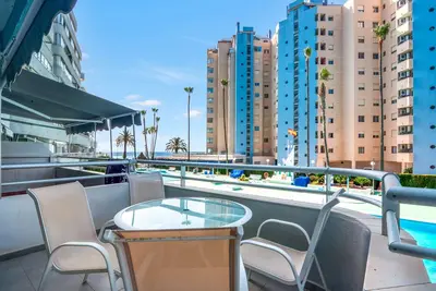 Image de Appartement 'Aguamarina C' avec vue sur la mer, Wi-Fi et climatisation