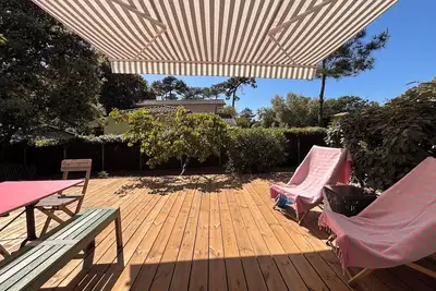 Superbe Maison Neuve 2 Chambres-Jardin-Terrain De Petanque-50 Metres De La Plage