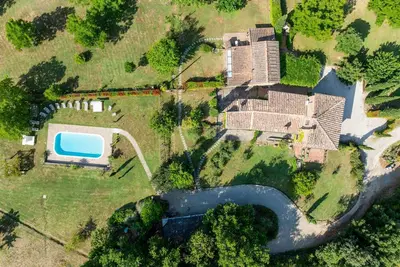 Image de Maison de vacances privée avec Wifi, piscine privée, climatisation, Tv, près de San Gimignano