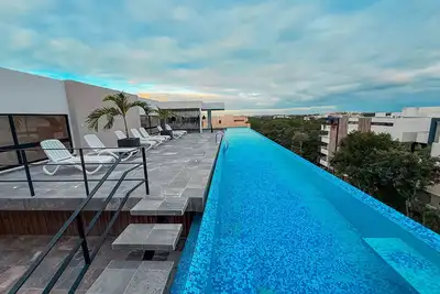 Image de Ground Floor 1 Bd Apart Aldea Zama Pool Rooftop