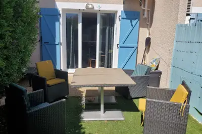 Image de Charmant T3 proche plage, avec jardinet accès piscine