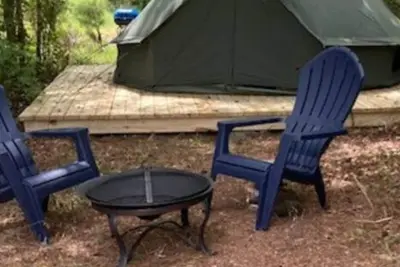 Glamp under the stars on a farm!