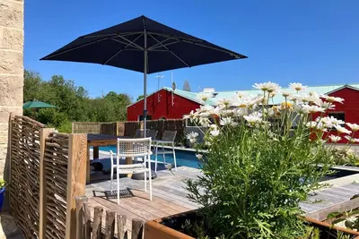 Image de Ti an Aod-Breton beach house with heated pool for 10