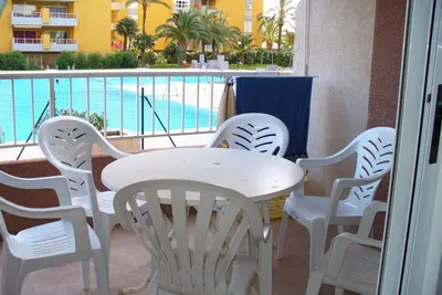 Image de Appartement 'Canet' avec piscine partagée, terrasse privée et climatisation