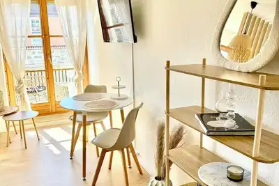 Allgäu boho apartment with balcony