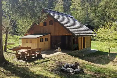 Image de Koča v gozdu, Forest house near Bled