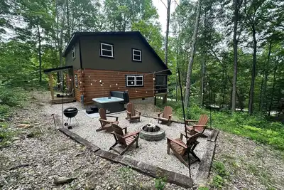 Image de Boulder Ridge Cabin at Patoka Lake, Birdseye In