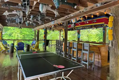Image de Family Fun! Diving Board/Water Slide/Boat Bar/ Beach/Jump Platforms/Green Lights