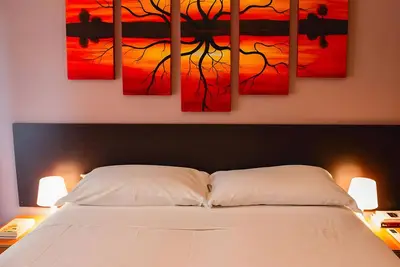 Image de Appartement 'Luminoso Vicino Piazza Bologna' avec balcon, Wi-Fi et climatisation