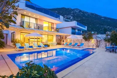 Image de Villa Moana Kalkan – Sea View, Pool, Ac, WiFi – 5br Comfort & Style
