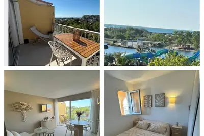 Image de Richelieu vue mer \n“Soleil, plage 300 m, piscine, wifi