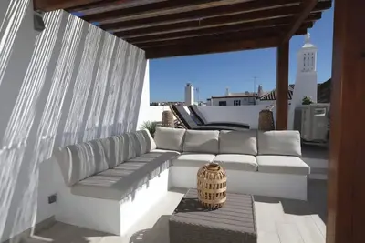Image de Maison de vacances 'Bouganvilia' avec terrasse privée, Wi-Fi et climatisation