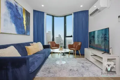 Image de KozyGuru | Melbourne Cbd 2Bed Apt + Stunning Views