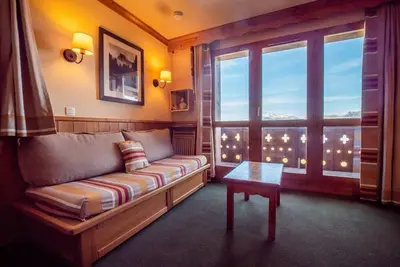 Image de À 150m des pistes de ski, 2ème étage, vue vallée, balcon, casier à ski, 63m², Valmorel