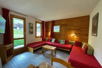 Image de Appart 2p skis aux pieds à Valmorel, proche pistes et commerces