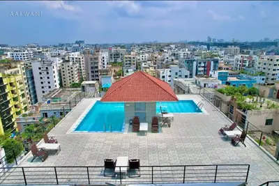 Image de 250sqft, 4 Economy Stay in Bashundhara, Pool & Gym
