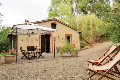 Maison de vacances 'Casa Elfo' avec piscine partagée, terrasse privée et Wi-Fi