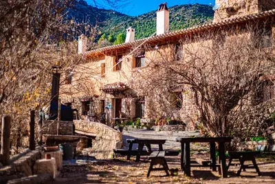 Image de Maison de campagne 'Molino Del Machero' avec vue sur les montagnes, piscine privée et Wi-Fi