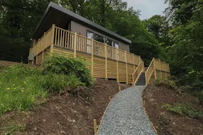 Hodge Luxury Pod, pet friendly, luxury holiday cottage in Keswick