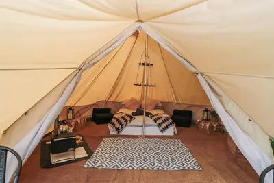 Image de Bell Tent 1, pet friendly, character holiday cottage in Timsbury