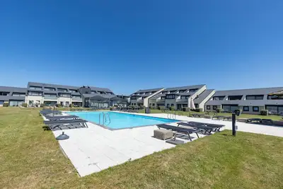 Sun-Soaked Retreat with Private Beach Access, Terrace, Pool & Garden Vibes