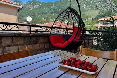 Cozy apartment \"Olive\" in Risan, Montenegro - near the Bay of Kotor.