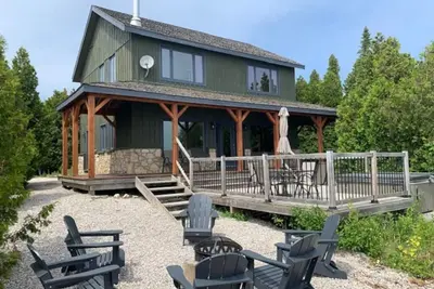 Custom Built Craftsman Cottage on Lake Huron