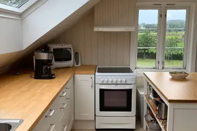 Image de Exclusive vacation home right by the sea in southern Norway with its own jetty.