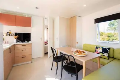 Image de ZEcamping 3 étoiles toboggans locatif Tv Lv clim 28m2