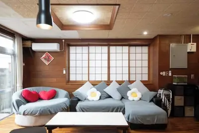Image de A 130㎡ Two-Story Japanese House in the City Center with Bbq Facilities Inside