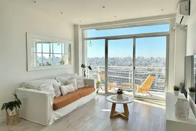 Image de Skyline 20th floor! Pasos de Palermo 2 Br amenities. Movistar stadium.