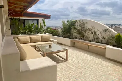 Image de Chic 2-bedroom top-floor apartment with Ac, WiFi and fabulous view of Rabat