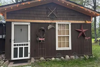 The 4 Pine Lodge Grayling -\nwith Lake Access!